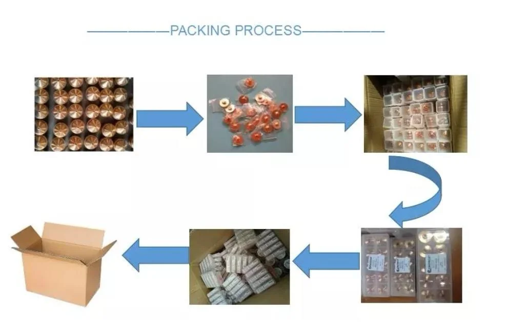 Tốc độ cao cắt laser vòi phun D28 sợi laser vòi phun D32 với tất cả các loại hàng loạt nhà máy cung cấp 6