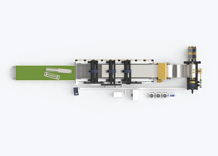 Máy cắt laser cấp công nghiệp với đặc điểm kỹ thuật công suất 3 giai đoạn 2